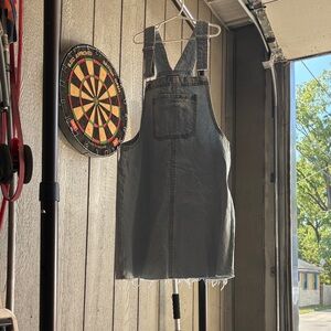 Wild Fable Gray Denim Mini Dress